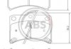 Колодки тормозные передние дисковые A.B.S. 37168 (фото 1)