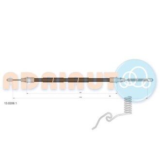 Трос ручного гальма ADRIAUTO 13.0206.1