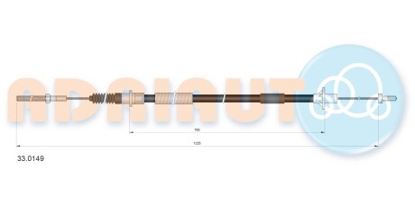 Трос зчеплення ADRIAUTO 33.0149