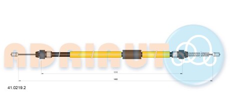 Трос зупиночних гальм ADRIAUTO 4102192