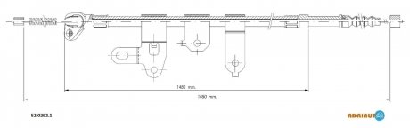 Трос зупиночних гальм ADRIAUTO 5202921