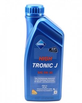 Олива моторна High Tronic J SAE 5W30 (1 Liter) ARAL AR-151CED