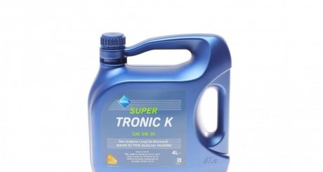 Олива моторна Super Tronic K SAE 5W30 (4 Liter) ARAL AR-15DBCD