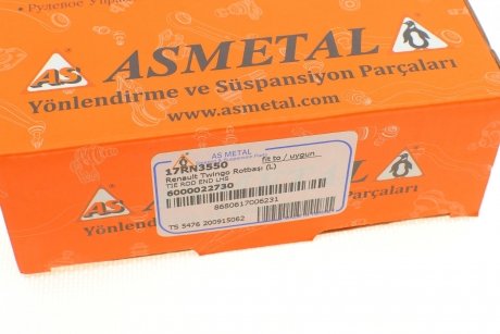 Накінечник кермової тяги ASMETAL 17RN3550