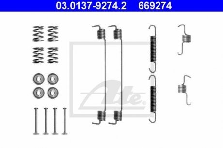 Монтажний комплект колодки ATE 03.0137-9274.2