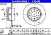 Диск гальмівний ATE 24.0110-0409.1 (фото 1)