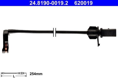 Датчик зношування колодок ATE 24.8190-0019.2