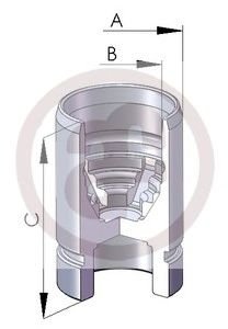 Поршень супорта зад MAZDA 626/323/MX-6 (30x45,5) 89-04 AUTOFREN D02589