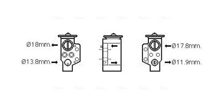 Розширювальний клапан AVA COOLING AI1351