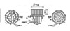 Вентилятор отопителя салона Audi A4 08>15, A5 09>12/11, Q5 08>12/12 AVA AVA COOLING AI8391 (фото 1)