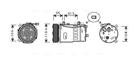 Компресор AVA COOLING AIAK003