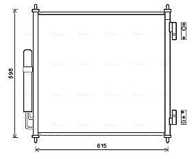 Радіатор кодиціонера AVA COOLING AUA5218D (фото 1)