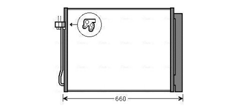 Радиатор кондиционера AVA AVA COOLING BWA5377D