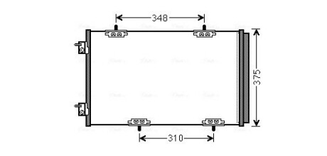 Радіатор кодиціонера AVA COOLING CN5290D