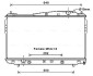 Радіатор охолодження двигуна Chevrolet Epica 2,0-2,5i 06> AT/MT AC+/- AVA AVA COOLING DW2135 (фото 1)