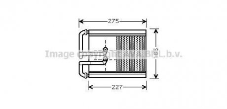 Радиатор отопителя салона Hyundai Tucson Kia Sportage 2,0i 04>10 AVA AVA COOLING HY6168