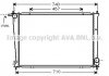 Радіатор, Система охолодження двигуна AVA COOLING HYA2148 (фото 1)
