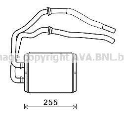 Радіатор обігрівача салону Iveco Daily 06> AVA AVA COOLING IV6105