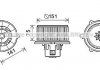 Вентилятор отопителя салона Kia Cerato 1.6i 2.0i (04-) AVA AVA COOLING KA8247 (фото 1)