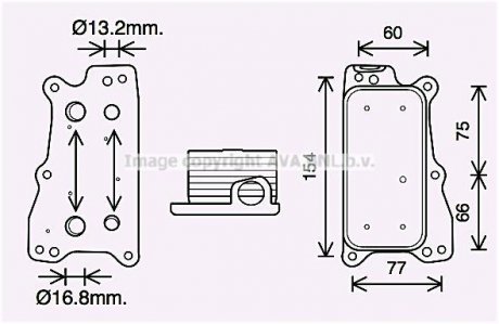 Радиатор масляный AVA AVA COOLING MS3688