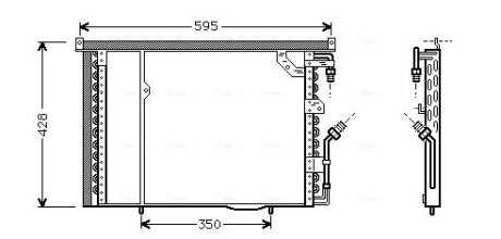 Радіатор кодиціонера AVA COOLING MS5195