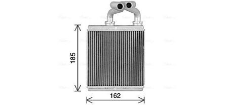 Теплообмінник, система опалення салону AVA COOLING OL6718