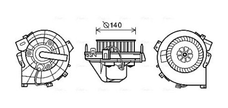 Компресор салону AVA COOLING OL8609