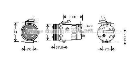 Компресор AVA COOLING OLAK139