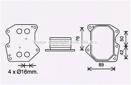 Радиатор масляный AVA AVA COOLING PE3400