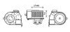 Вентилятор отопителя салона Renault Kangoo I AC+ AVA COOLING RT8617 (фото 1)