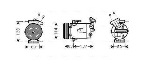 Компресор AVA COOLING RTAK437