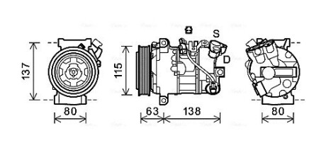 Компресор AVA COOLING RTAK491