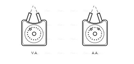 Охолоджувач оливи AVA COOLING VN3147