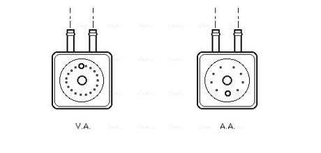 Охолоджувач оливи AVA COOLING VN3148