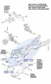 Сайлентблок верхнього важеля задньої підвіски, зовнішній BELGUM PARTS BG1502 (фото 1)