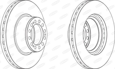 Гальмівний диск BERAL BCR201A