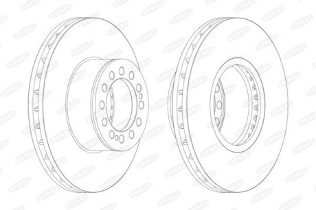 Гальмівний диск BERAL BCR214A