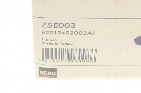 Котушка запалювання BERU ZSE003