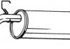 Глушитель, алюм. cталь, задн. часть OPEL CORSA III 1.2i -16V (01/10-) HTB BOSAL 185-313 (фото 1)