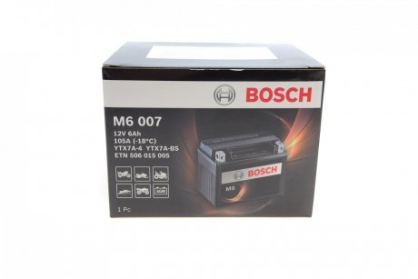 МОТОЦИКЛЕТНА АКУМУЛЯТОРНА БАТАРЕЯ BOSCH 0 092 M60 070