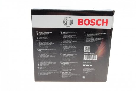 МОТОЦИКЛЕТНА АКУМУЛЯТОРНА БАТАРЕЯ BOSCH 0 092 M60 230