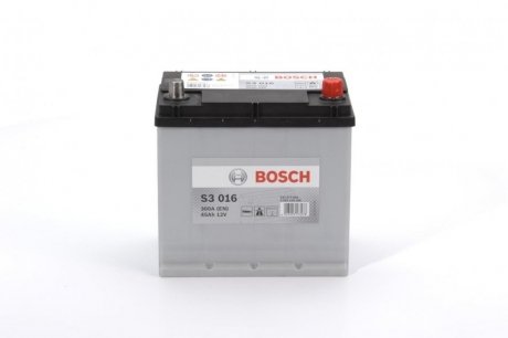 Акумулятор 12В/45Аг/300А/10,78кг BOSCH 0 092 S30 160