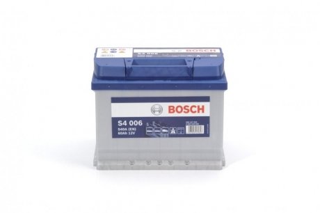 Акумуляторна батарея 12В/60Ач/540А BOSCH 0 092 S40 060