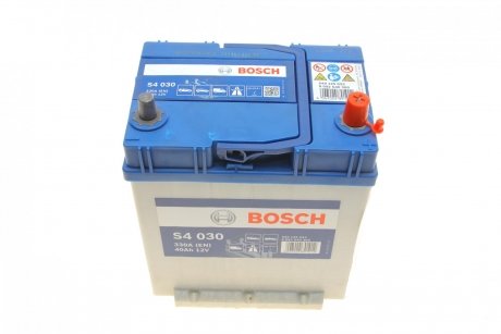 Акумулятор 12В/40Аг/330А/9,74кг BOSCH 0 092 S40 300