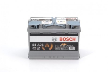 Акумулятор 12В/70Аг/760А/20,09кг BOSCH 0 092 S5A 080