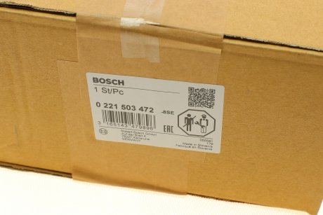 Котушка запалювання BOSCH 0 221 503 472