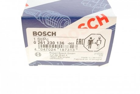 Датчик давления воздуха BOSCH 0 261 230 136