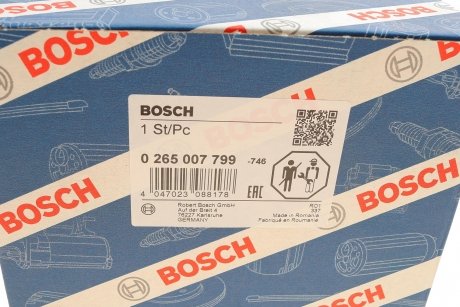 ДАТЧИК ШВИДК.ОБЕРТ.КОЛЕСА BOSCH 0 265 007 799