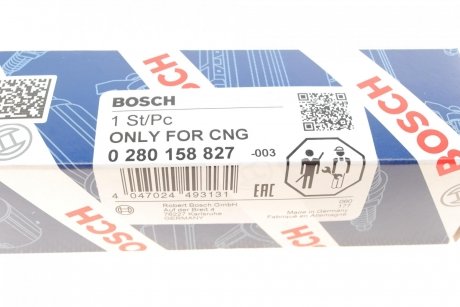 ФОРСУНКА ГАЗ BOSCH 0 280 158 827 (фото 1)