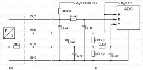 Датчик вакууму BOSCH 0 281 002 487 (фото 1)